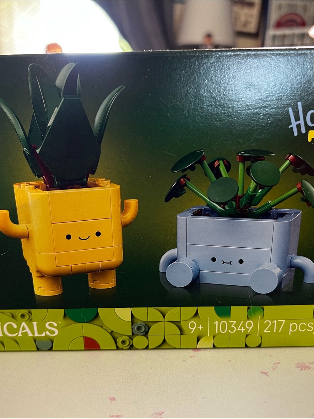 Lego Yellow and Light Blue Plant Pot Friends Buildable Figures